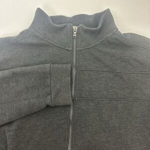 Calvin Klein CK XXL Full Zip Mock Neck‎ Gray Jacket Menswear